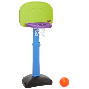 Durable UrbanStandard TotSports™ Easy Score Basketball Set – Purple/Green UV Resistant